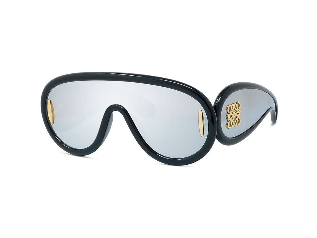 Sunglasses loewe anagram lw40108i 01c black mask masculino size 0mm - Main view