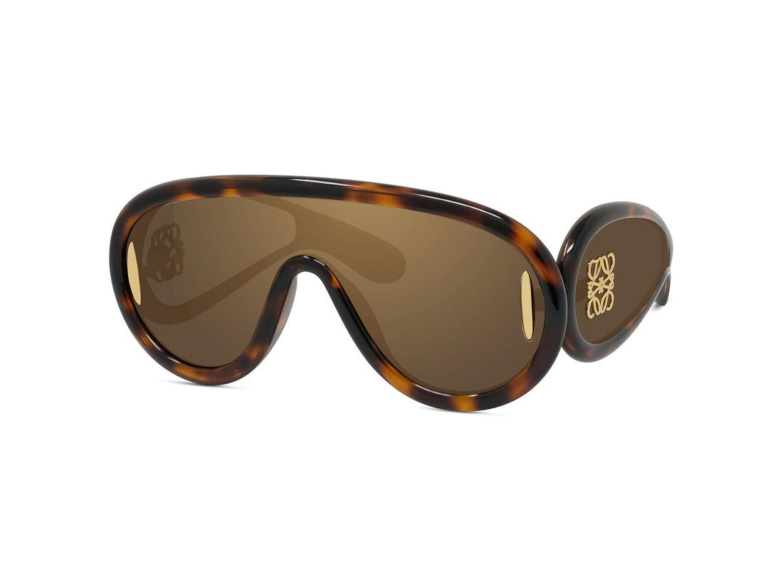 Óculos de sol loewe anagram lw40108i 52g havana mask masculino tamanho 0mm - Vista principal