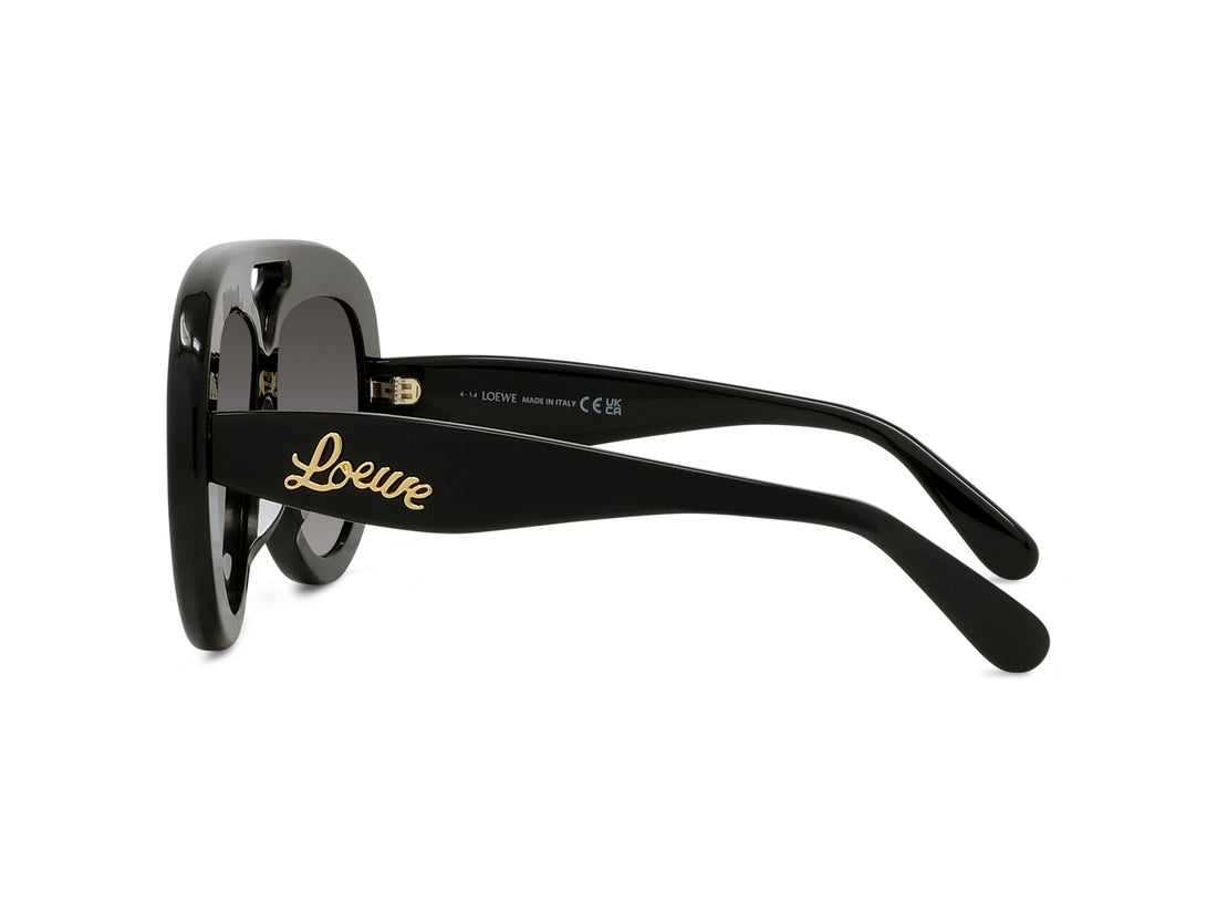Sunglasses loewe curvy lw40144u 01b black pilot masculino size 55mm - Detailed view