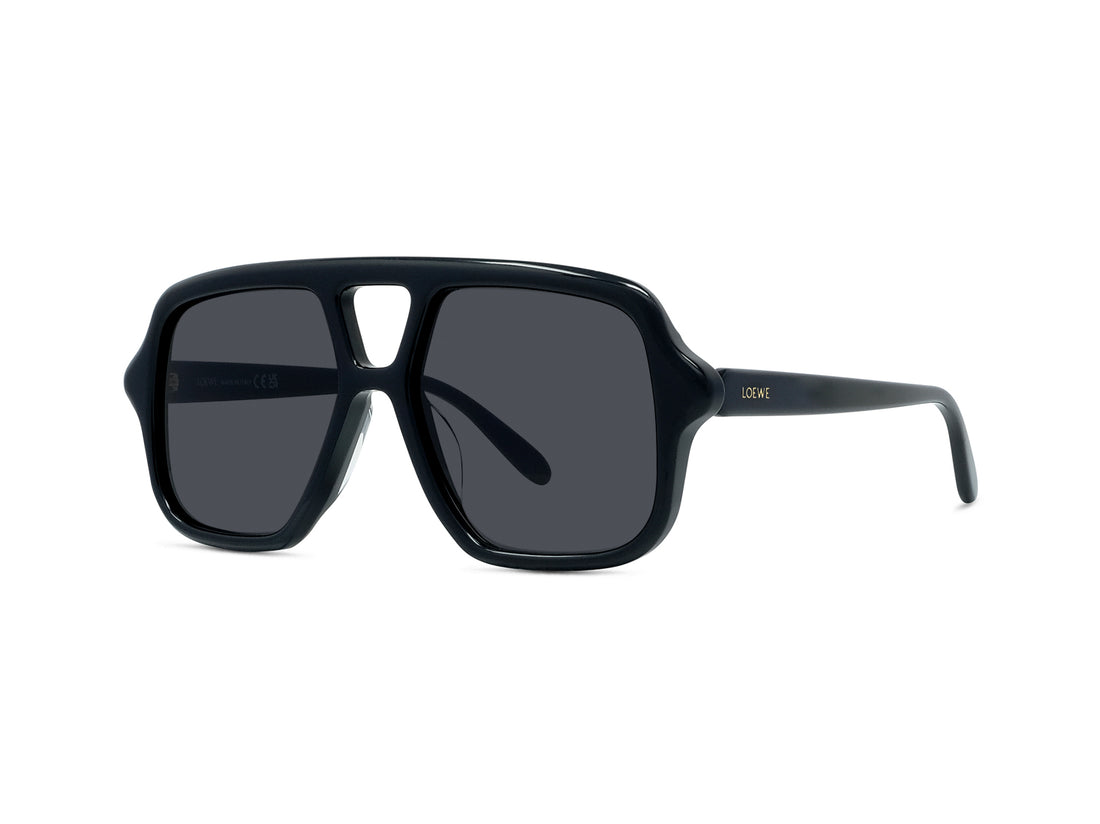 Óculos de sol loewe slim lw40161u 01a black rectangular femenino tamanho 54mm - Vista principal