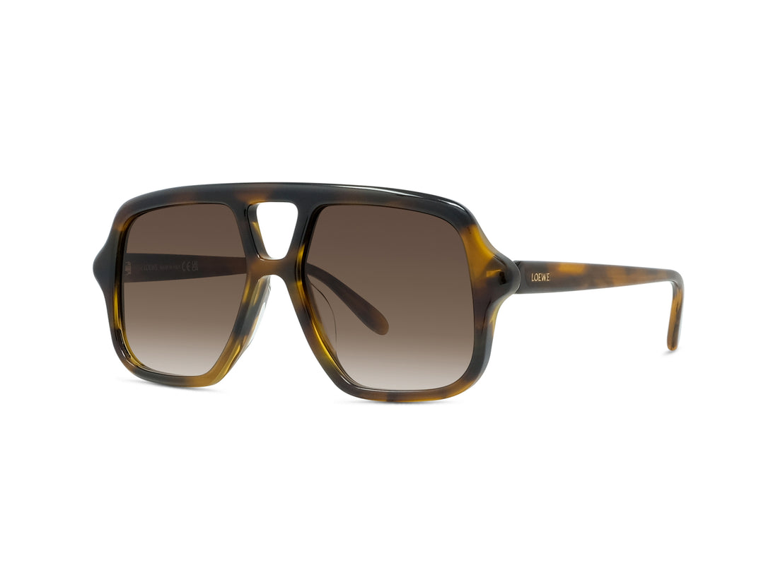 Óculos de sol loewe slim lw40161u 52f havana rectangular femenino tamanho 54mm - Vista principal