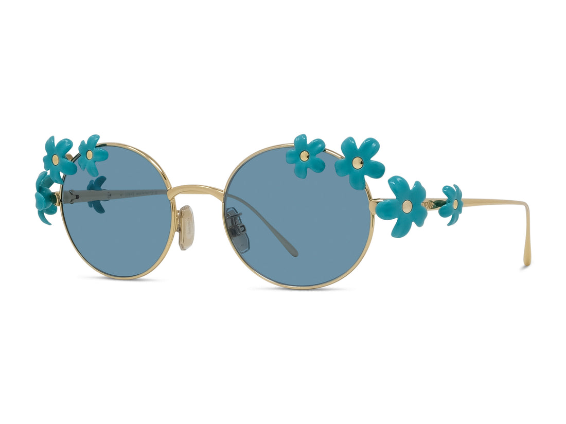 Óculos de sol loewe signature lw40173u 30v gold oval femenino tamanho 51mm - Vista principal