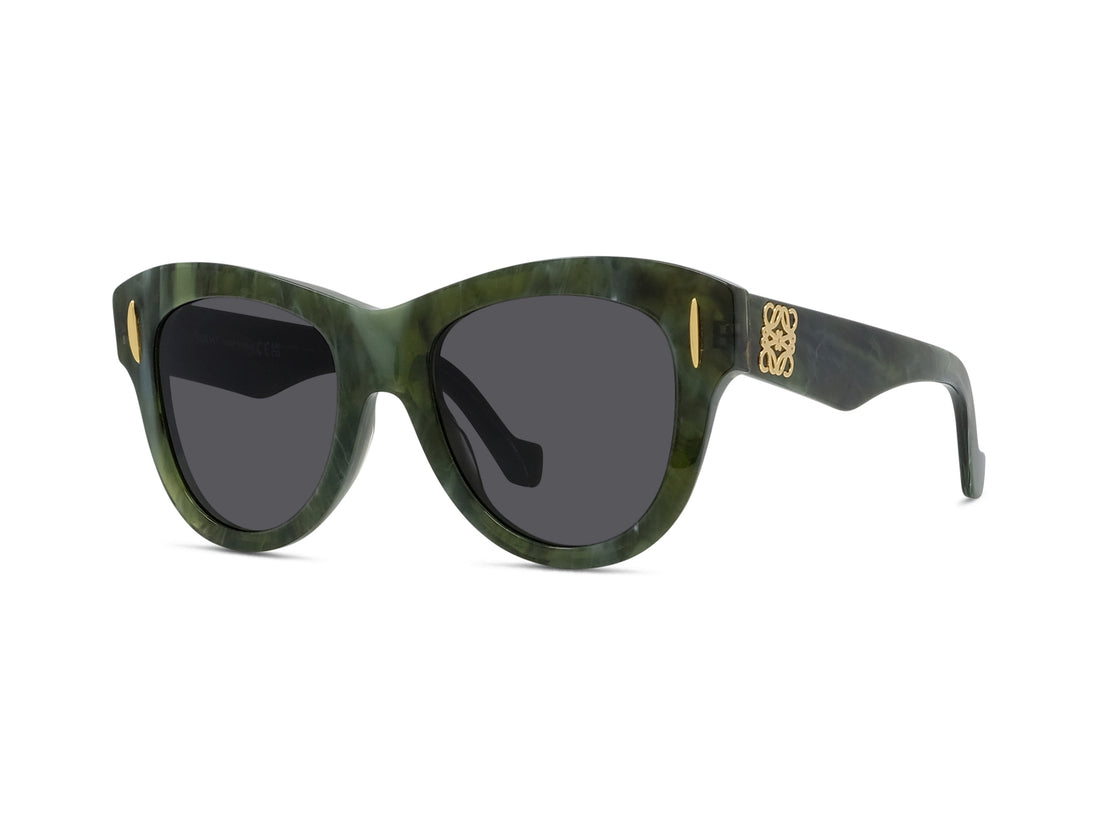 Óculos de sol loewe anagram lw40174i 96a green geometric femenino tamanho 51mm - Vista principal