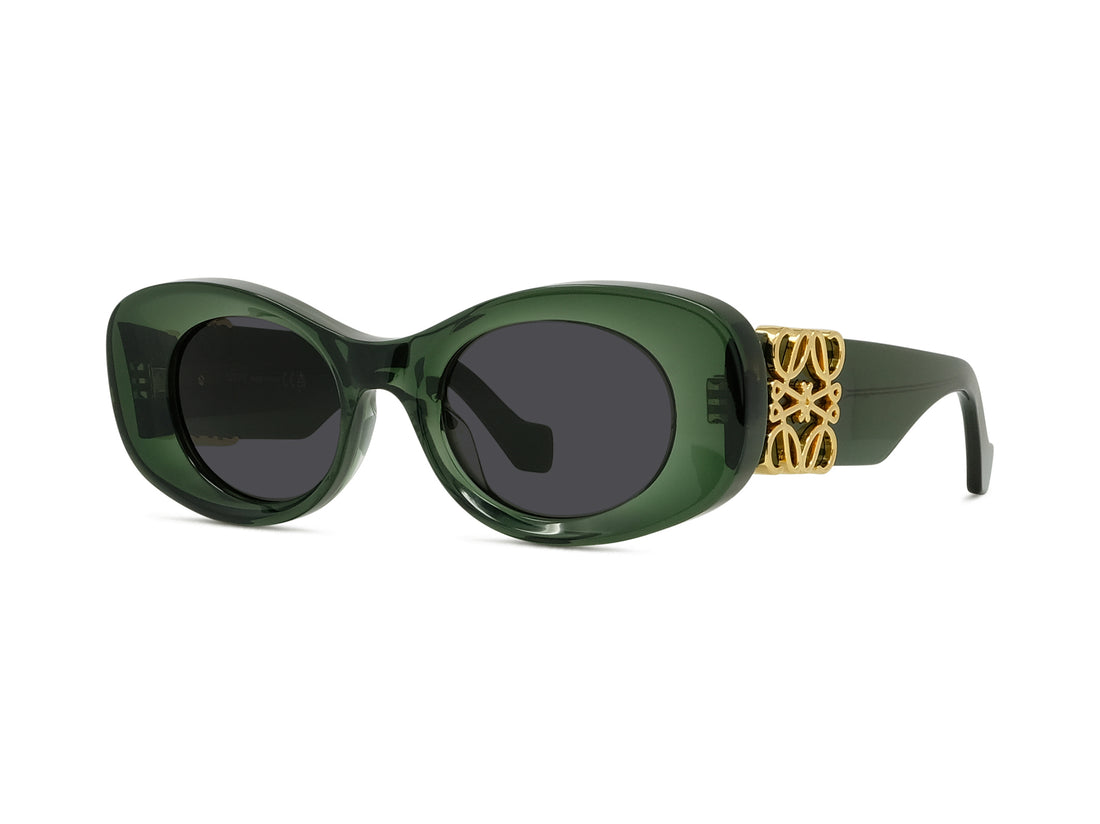 Óculos de sol loewe anagram lw40175u 98a green oval femenino tamanho 49mm - Vista principal