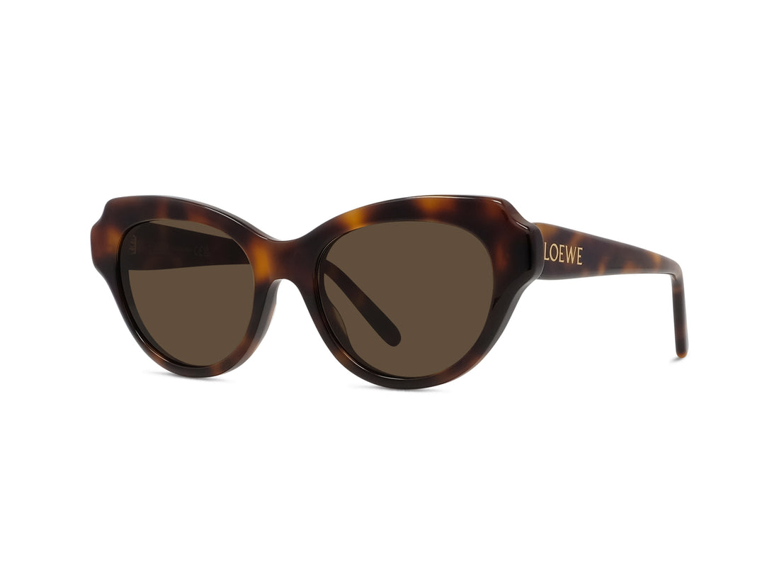 Óculos de sol loewe slim lw40178i 52e havana geometric femenino tamanho 53mm - Vista principal