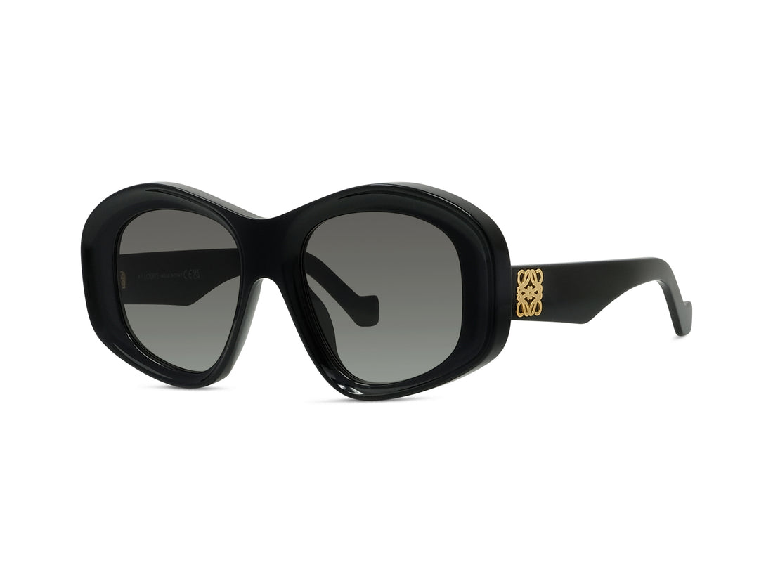 Óculos de sol loewe anagram lw40181i 01b black geometric femenino tamanho 51mm - Vista principal