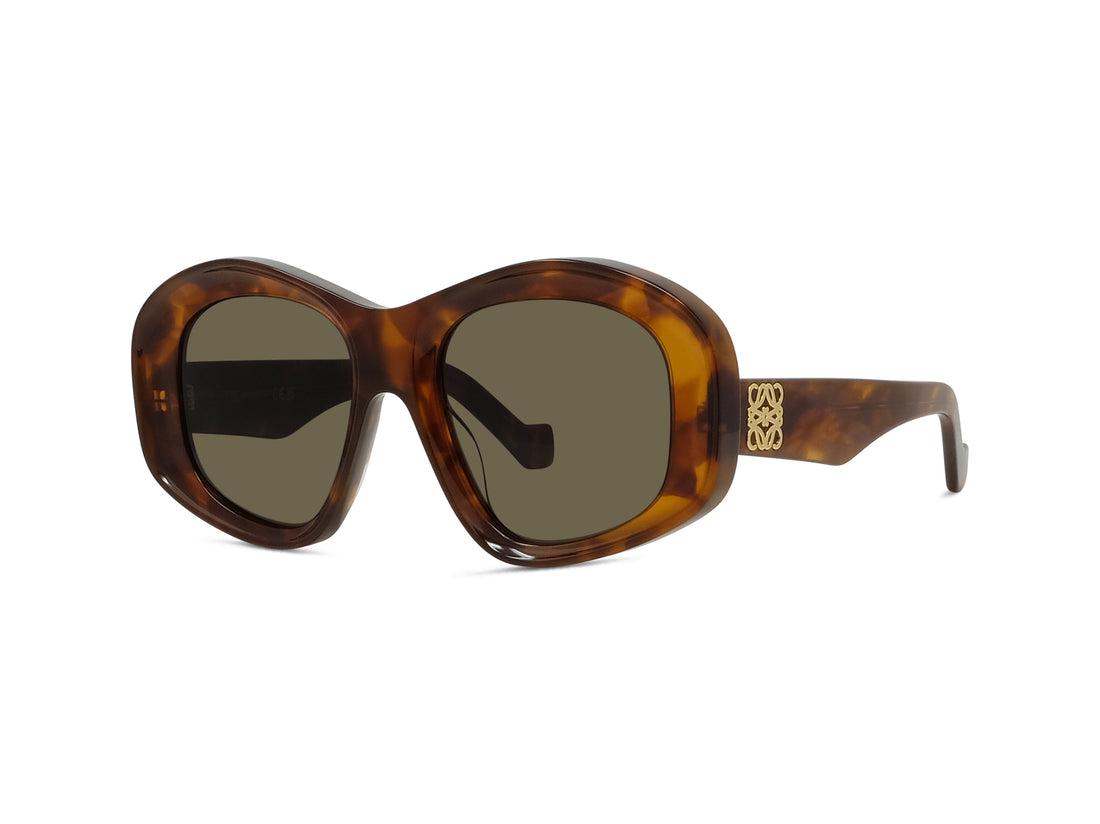 Óculos de sol loewe anagram lw40181i 52e havana geometric femenino tamanho 51mm - Vista principal