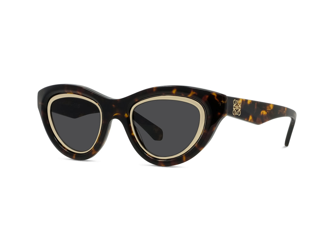 Óculos de sol loewe anagram lw40182u 52a white cat eye femenino tamanho 53mm - Vista principal
