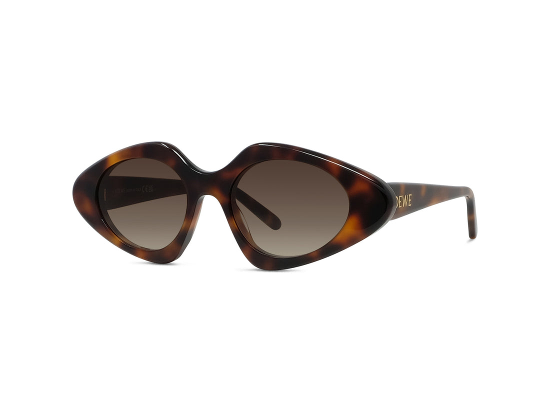 Óculos de sol loewe slim lw40185i 52f havana geometric femenino tamanho 50mm - Vista principal