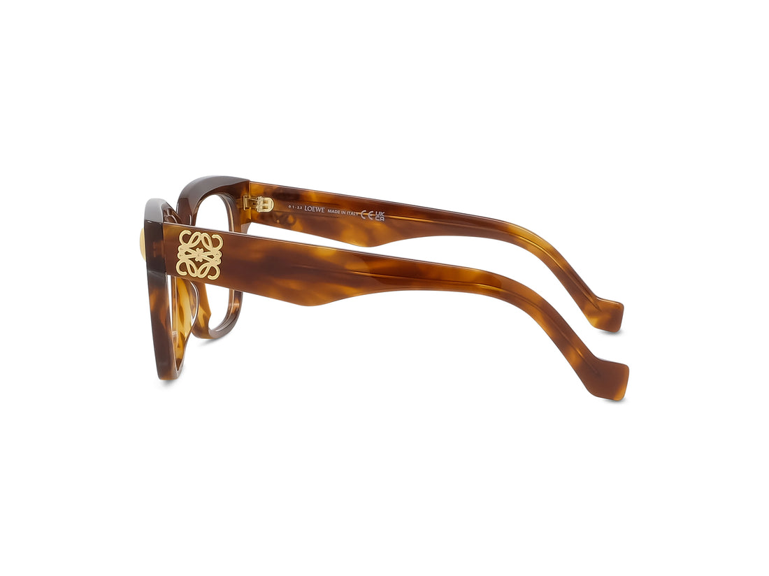 Prescription glasses loewe anagram lw50069i 053 havana geometric femenino size 51mm - Detailed view