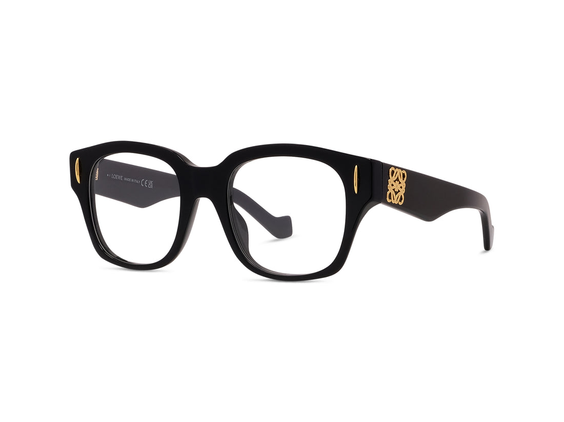 Prescription glasses loewe anagram lw50091i 001 black geometric femenino size 50mm - Main view