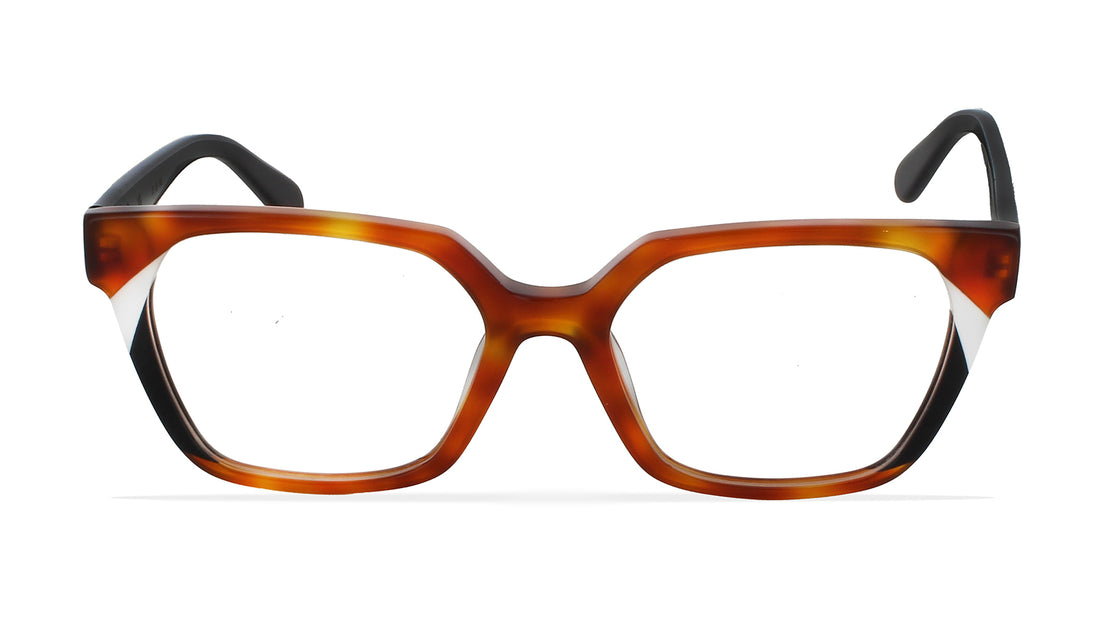 Prescription glasses greyhounders lily black havana negro square femenino size 53mm - Detailed view