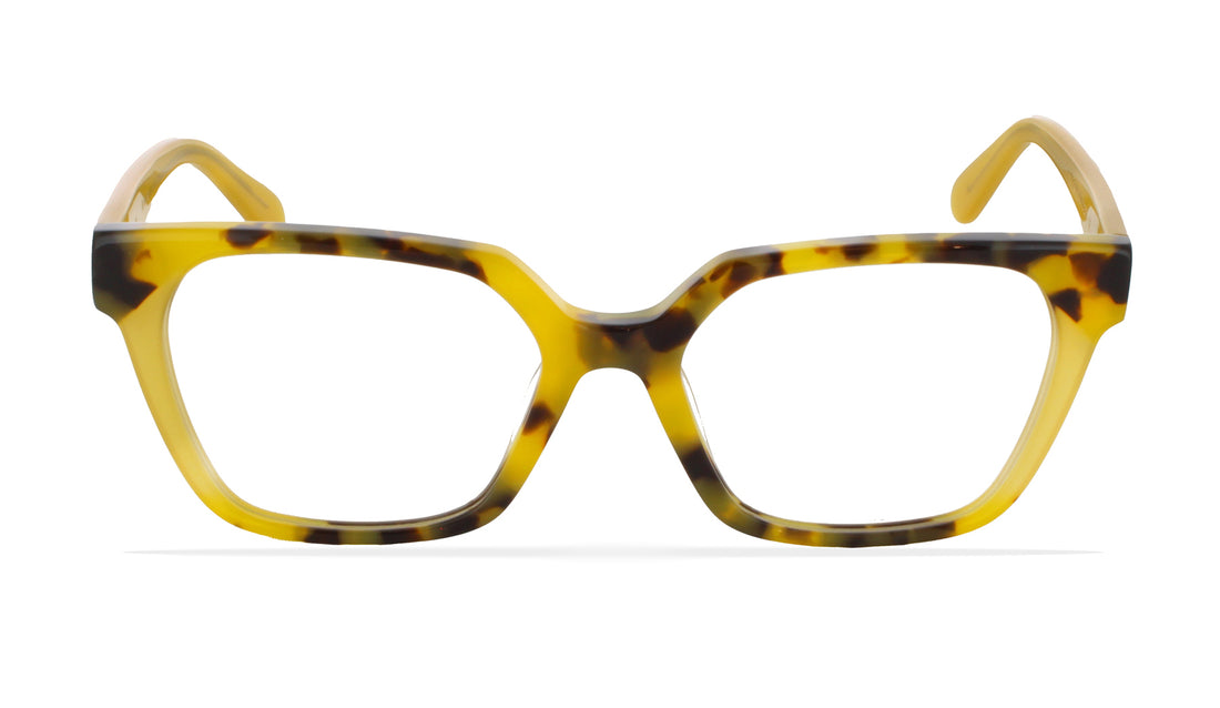 Prescription glasses greyhounders lily yellow amarillo square femenino size 53mm - Detailed view