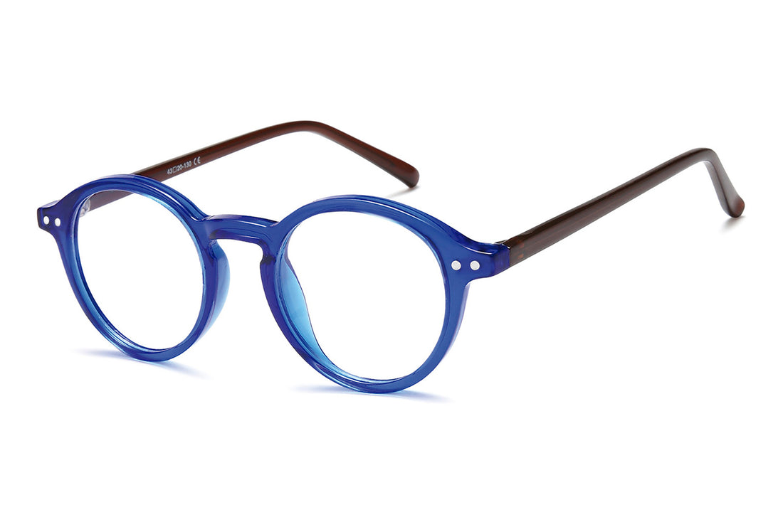 Okulary korekcyjne greyhounders m-cp100 m-cp100b azul round infantil rozmiar 43mm - Widok główny