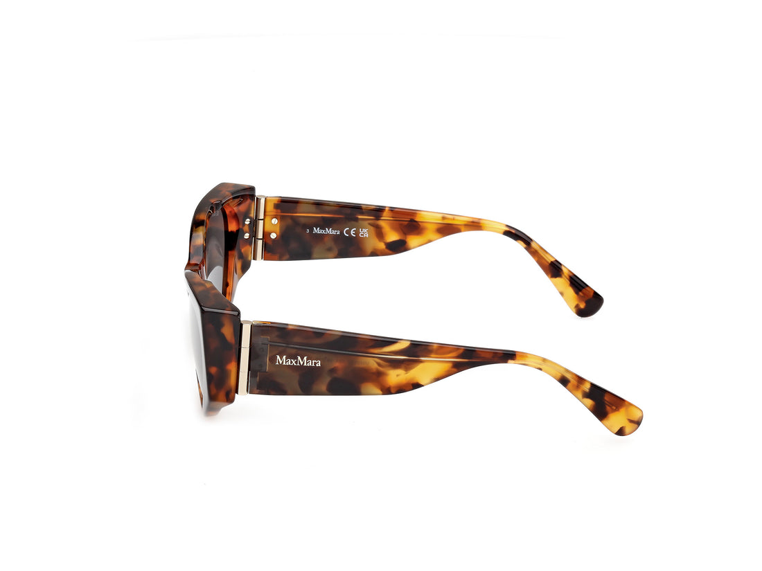 Occhiali da sole maxmara mm0132 hinge-1 56a havana cat eye femenino taglia 58mm - Vista dettagliata