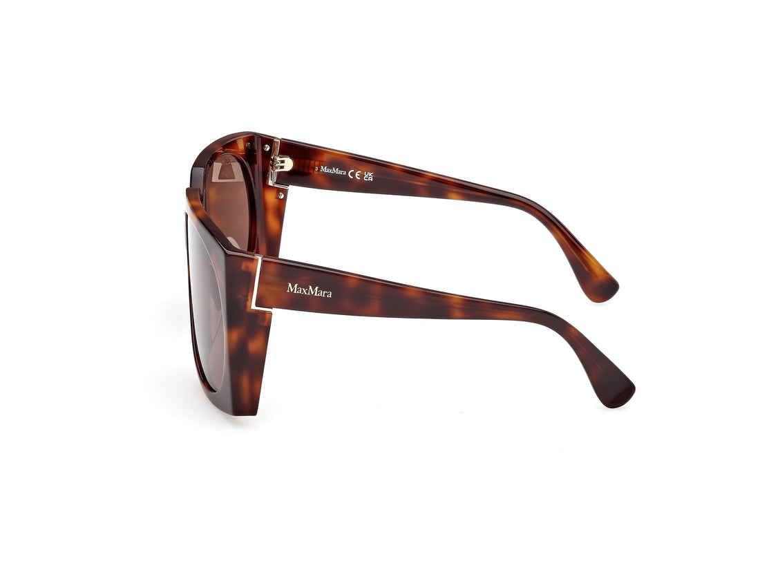 Occhiali da sole maxmara mm0133 anne 52e havana pilot femenino taglia 61mm - Vista dettagliata