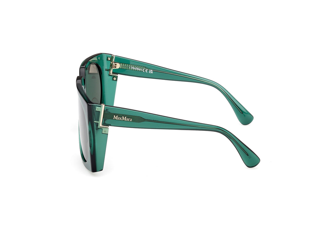Occhiali da sole maxmara mm0133 anne 96n verde pilot femenino taglia 61mm - Vista dettagliata
