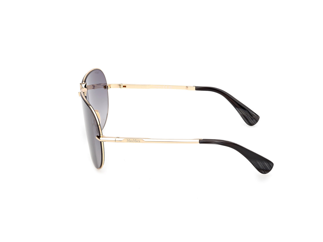 Occhiali da sole maxmara mm0134 miller-2 30b dorado pilot femenino taglia 59mm - Vista dettagliata