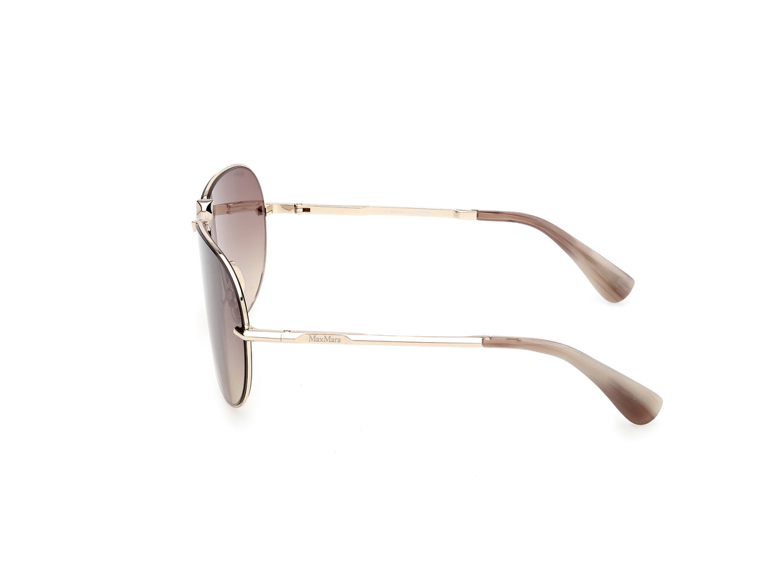 Occhiali da sole maxmara mm0134 miller-2 32f dorado pilot femenino taglia 59mm - Vista dettagliata