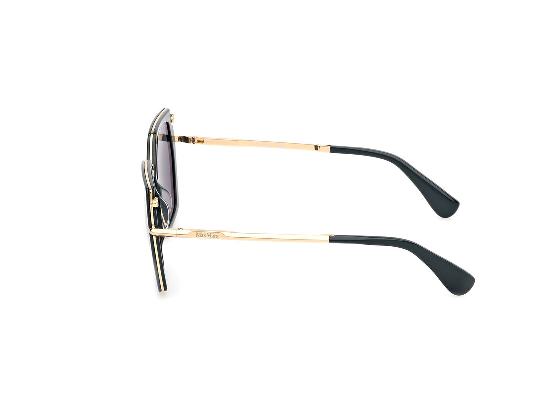 Occhiali da sole maxmara mm0136 miller-5 96n verde geometric femenino taglia 56mm - Vista dettagliata