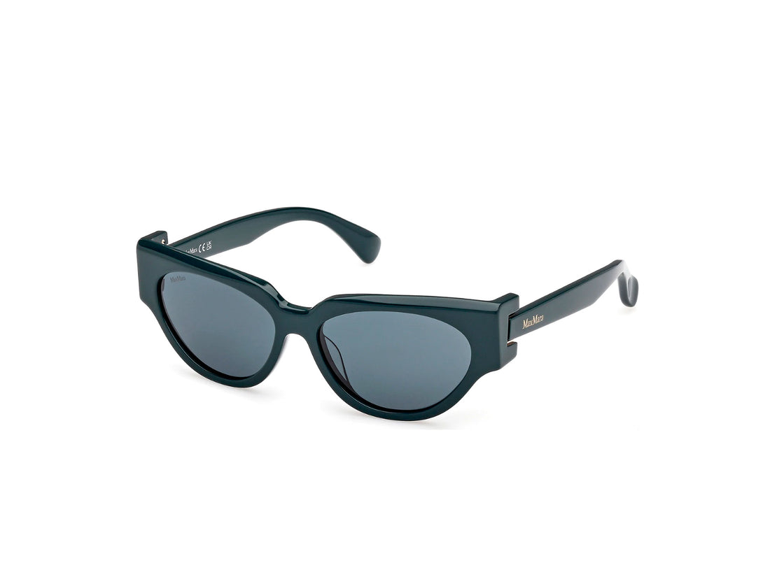 Occhiali da sole maxmara mm0139 clip-1 96n verde cat eye femenino taglia 55mm - Vista principale