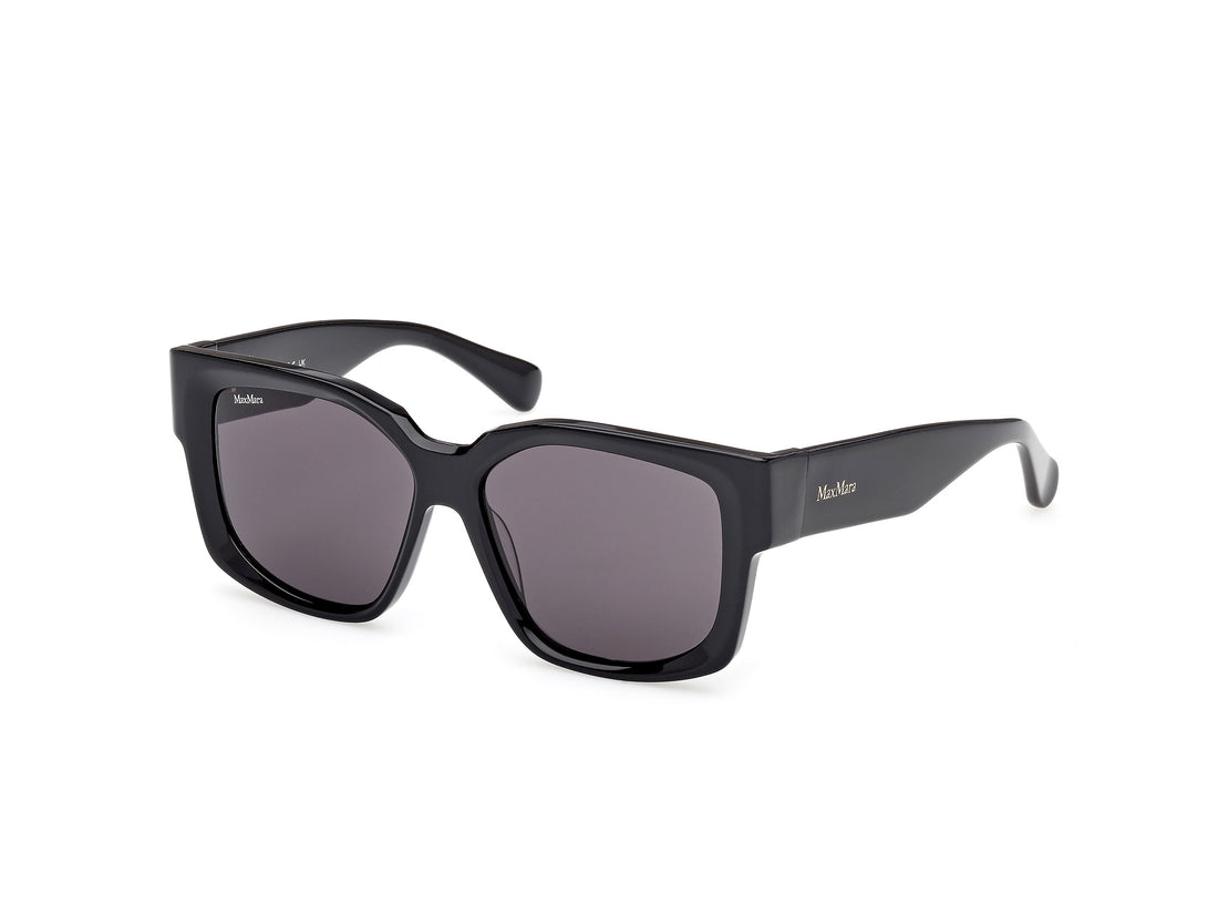 Sunglasses maxmara mm0145 glimpse-7 01a negro round femenino size 54mm - Main view