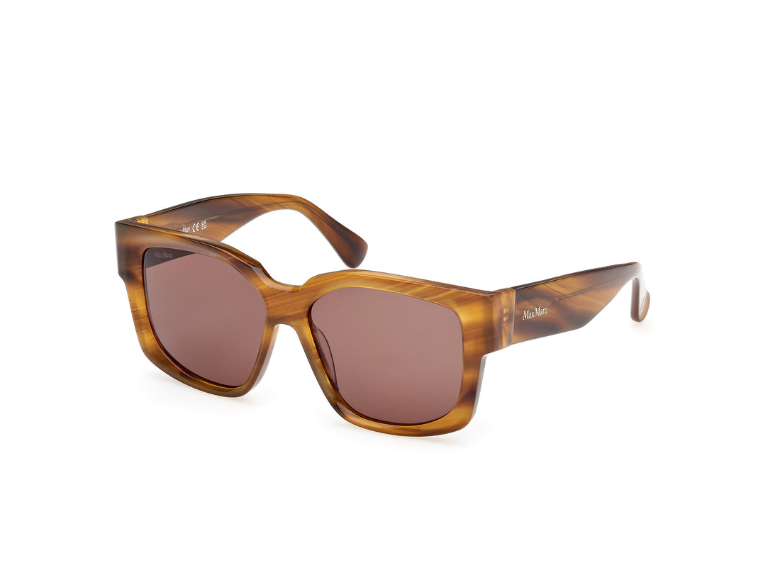 Occhiali da sole maxmara mm0145 glimpse-7 50e marron round femenino taglia 54mm - Vista principale