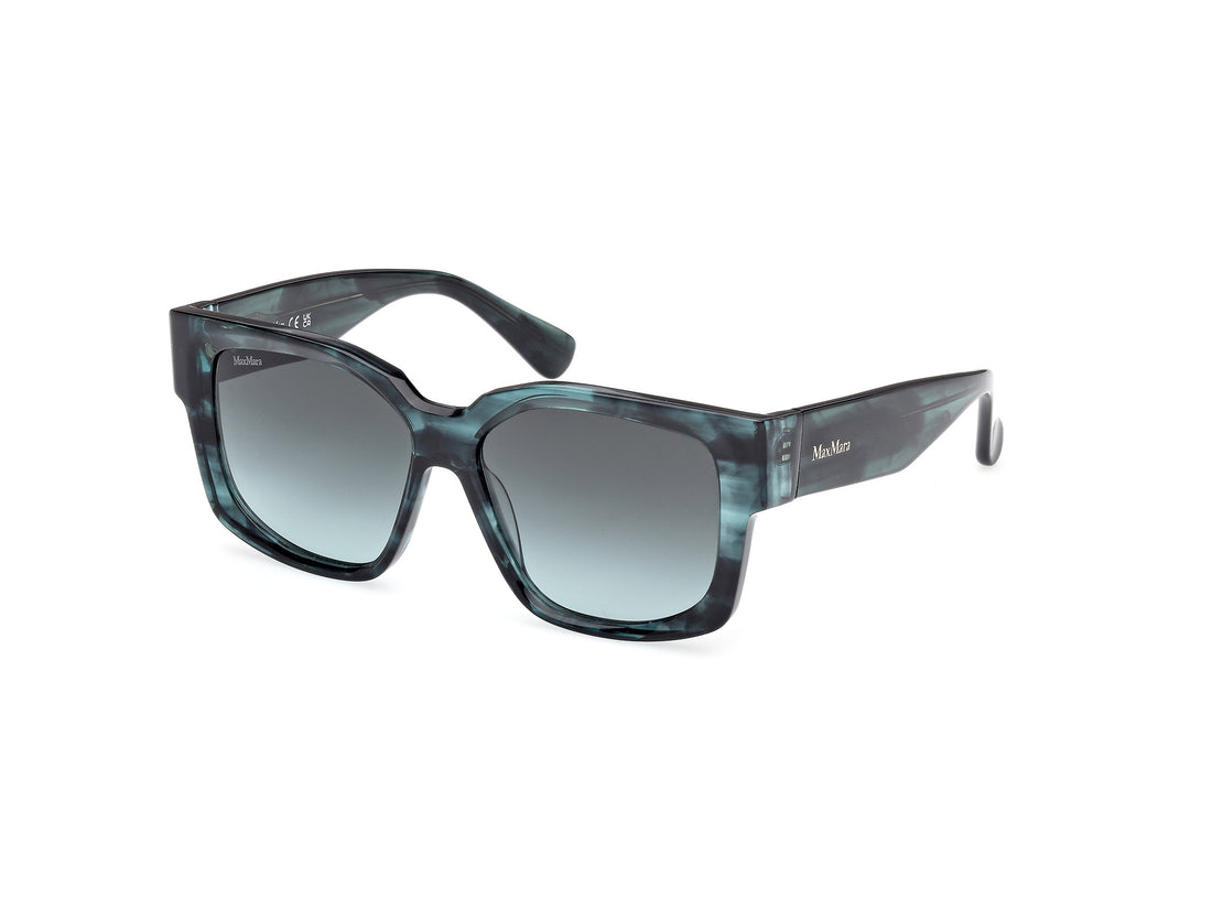 Occhiali da sole maxmara mm0145 glimpse-7 98p verde round femenino taglia 54mm - Vista principale