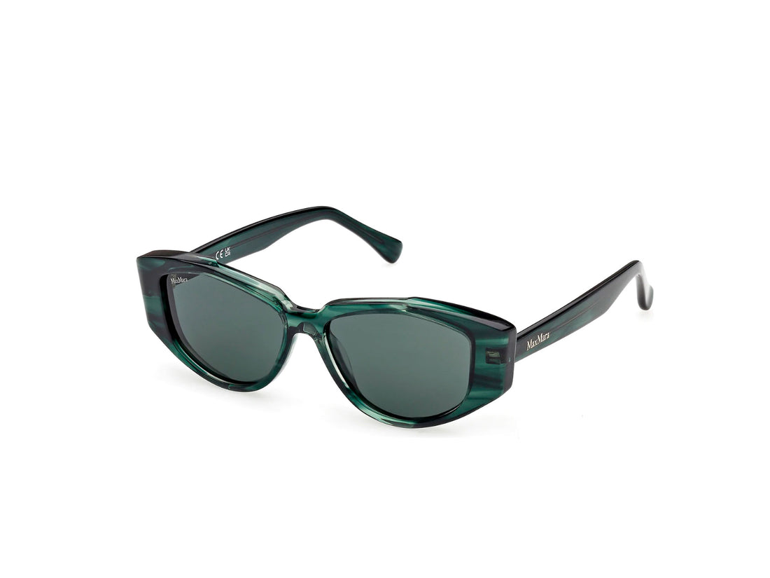 Occhiali da sole maxmara mm0161 lee4 96n verde round femenino taglia 52mm - Vista principale