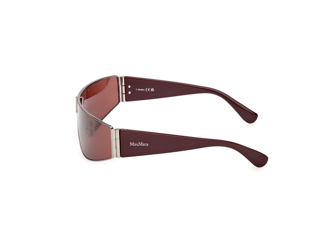 Gafas de sol maxmara mm0164 space 14s plateado shield femenino talla 0mm - Vista de detalle