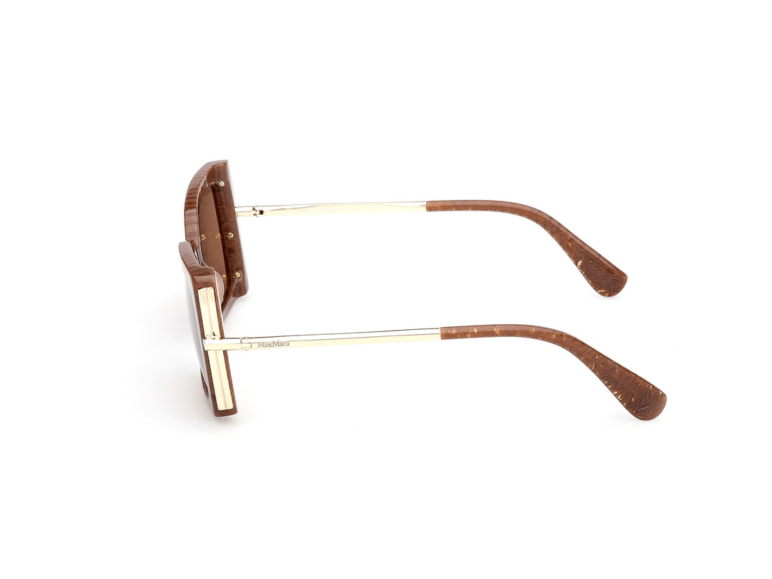 Gafas de sol maxmara mm0166 roquebrune 56e havana butterfly femenino talla 53mm - Vista de detalle