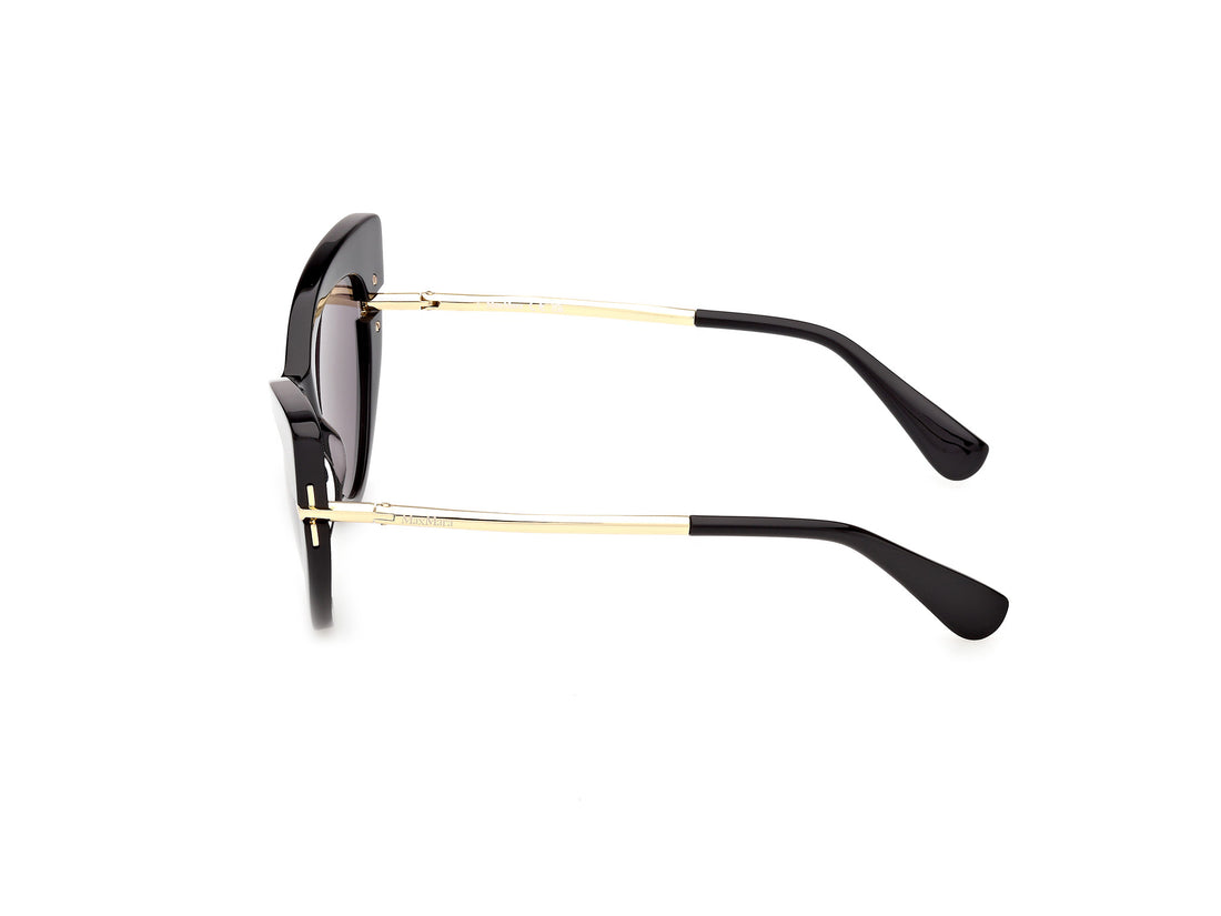 Occhiali da sole maxmara mm0187 01a negro cat eye femenino taglia 56mm - Vista dettagliata