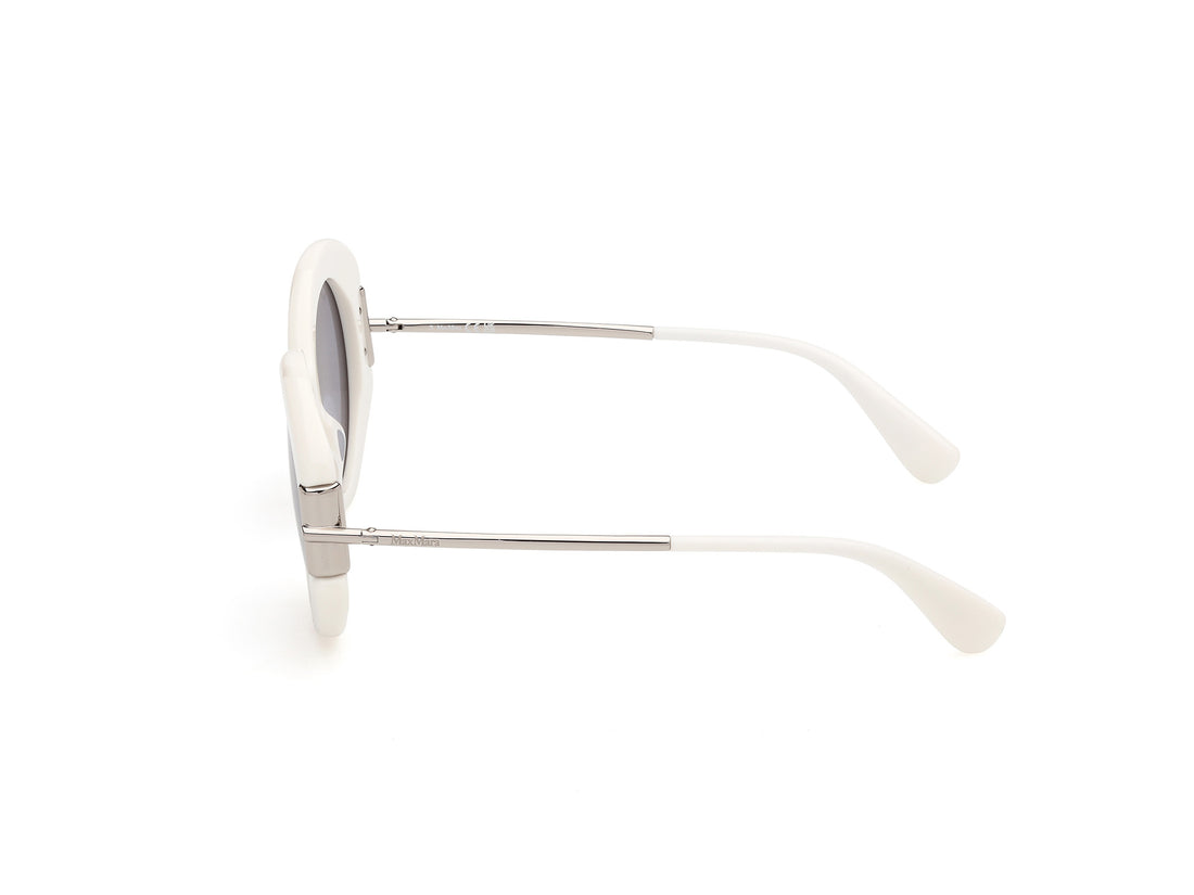 Occhiali da sole maxmara mm0188 21a blanco round femenino taglia 52mm - Vista dettagliata