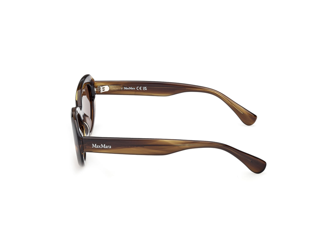 Occhiali da sole maxmara mm0196 61n verde oval femenino taglia 53mm - Vista dettagliata