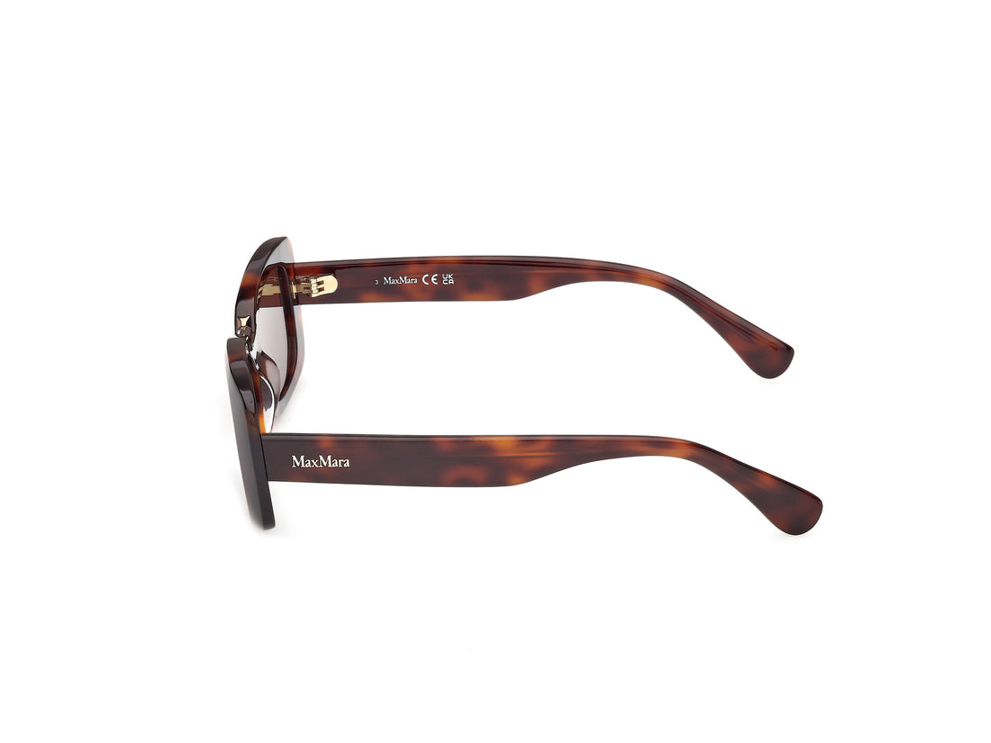 Occhiali da sole maxmara mm0197 52e havana rectangular femenino taglia 53mm - Vista dettagliata