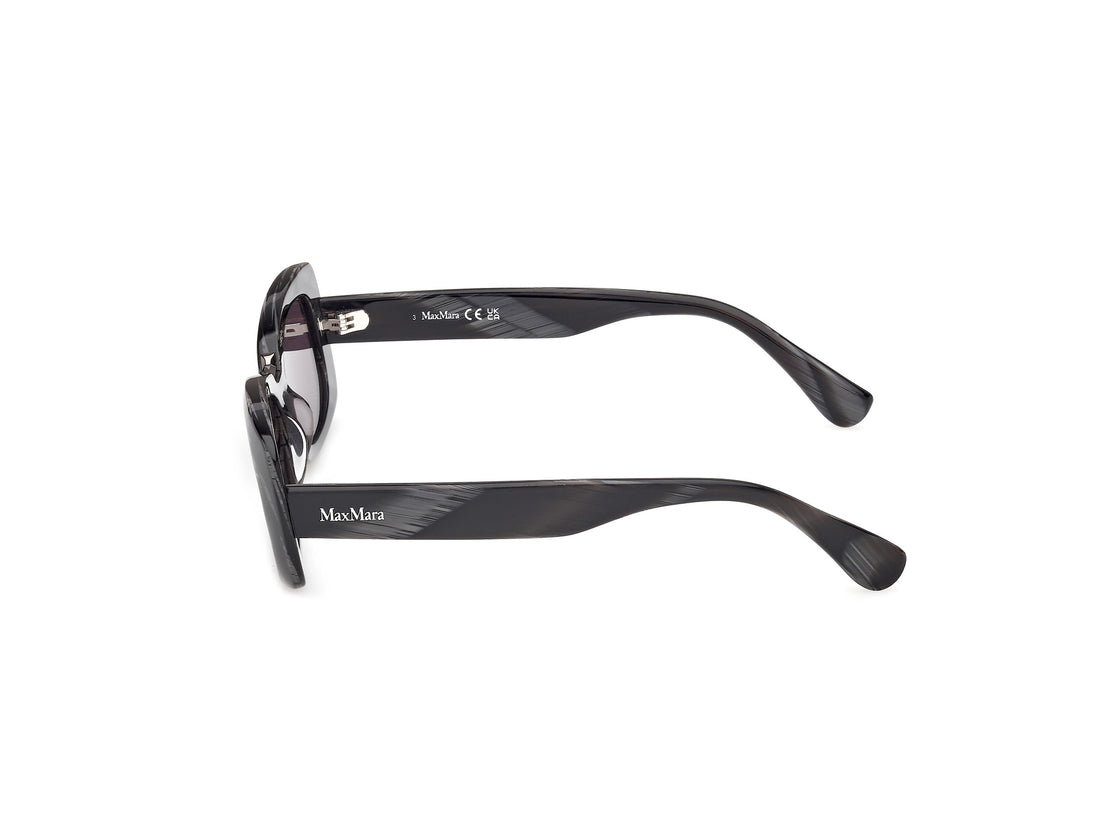 Occhiali da sole maxmara mm0197 63a negro rectangular femenino taglia 53mm - Vista dettagliata