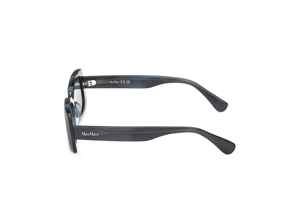 Occhiali da sole maxmara mm0197 64n rojo rectangular femenino taglia 53mm - Vista dettagliata