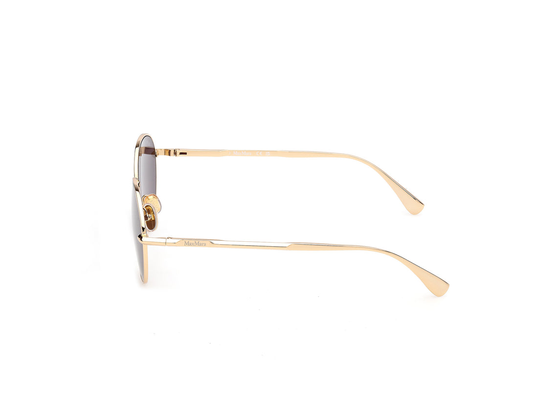 Occhiali da sole maxmara mm0200 30a dorado round femenino taglia 54mm - Vista dettagliata