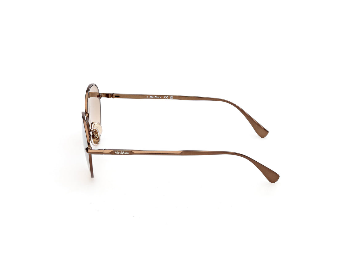Occhiali da sole maxmara mm0200 38l bronce round femenino taglia 54mm - Vista dettagliata