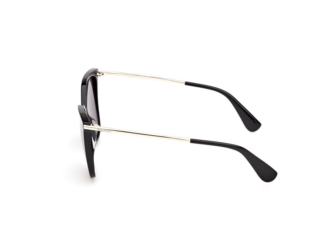 Occhiali da sole maxmara mm0202 01a negro square femenino taglia 55mm - Vista dettagliata
