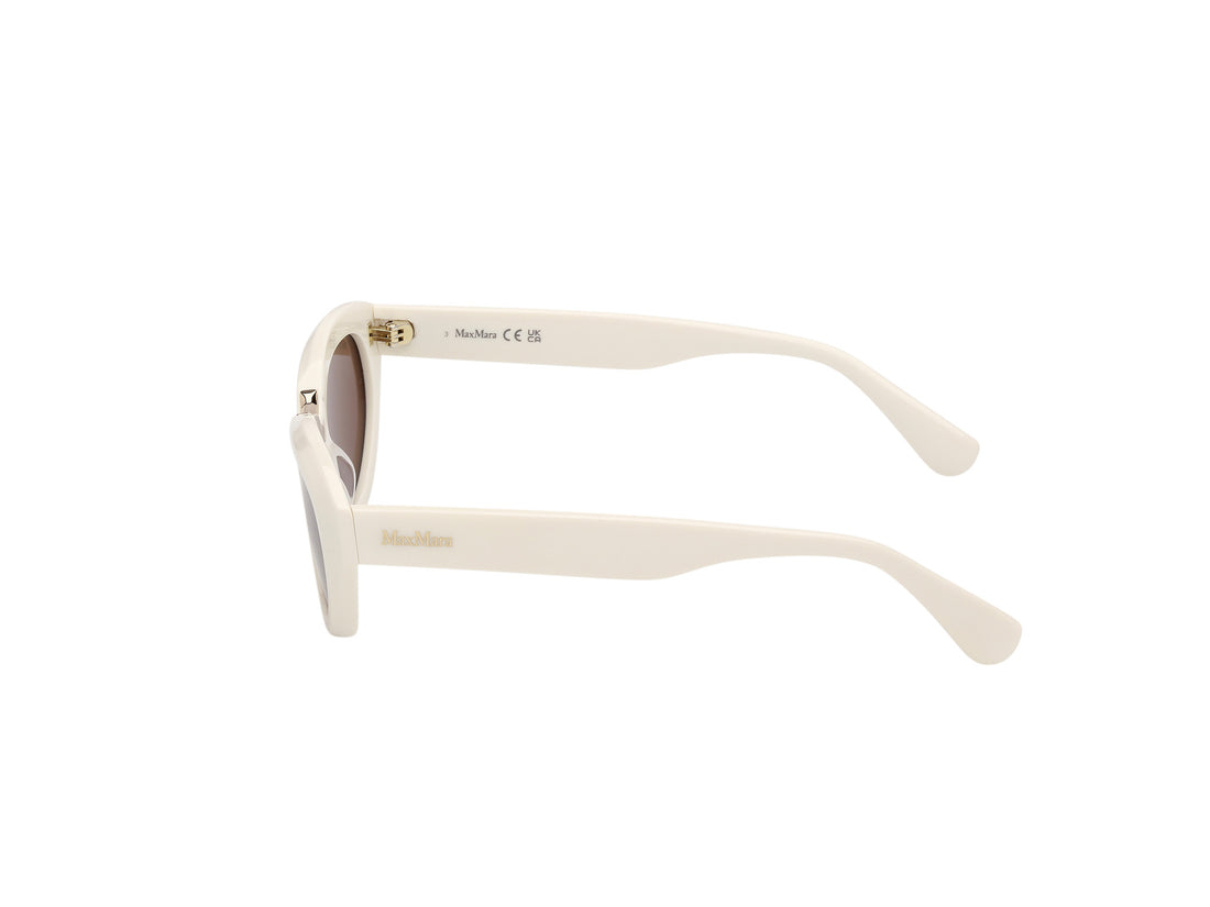 Occhiali da sole maxmara mm0203 25e beige geometric femenino taglia 53mm - Vista dettagliata