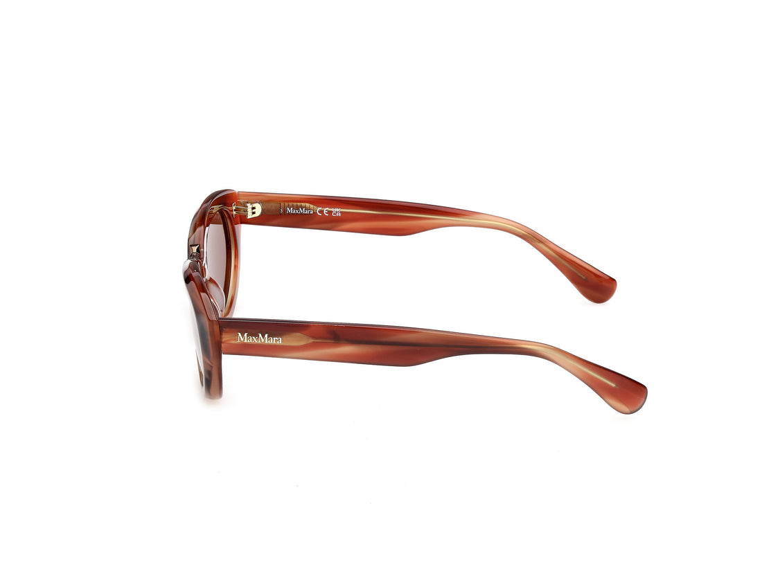 Occhiali da sole maxmara mm0203 68e rojo geometric femenino taglia 53mm - Vista dettagliata