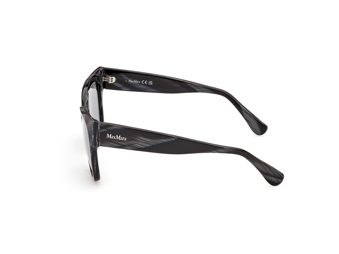 Occhiali da sole maxmara mm0204 63a negro rectangular femenino taglia 54mm - Vista dettagliata