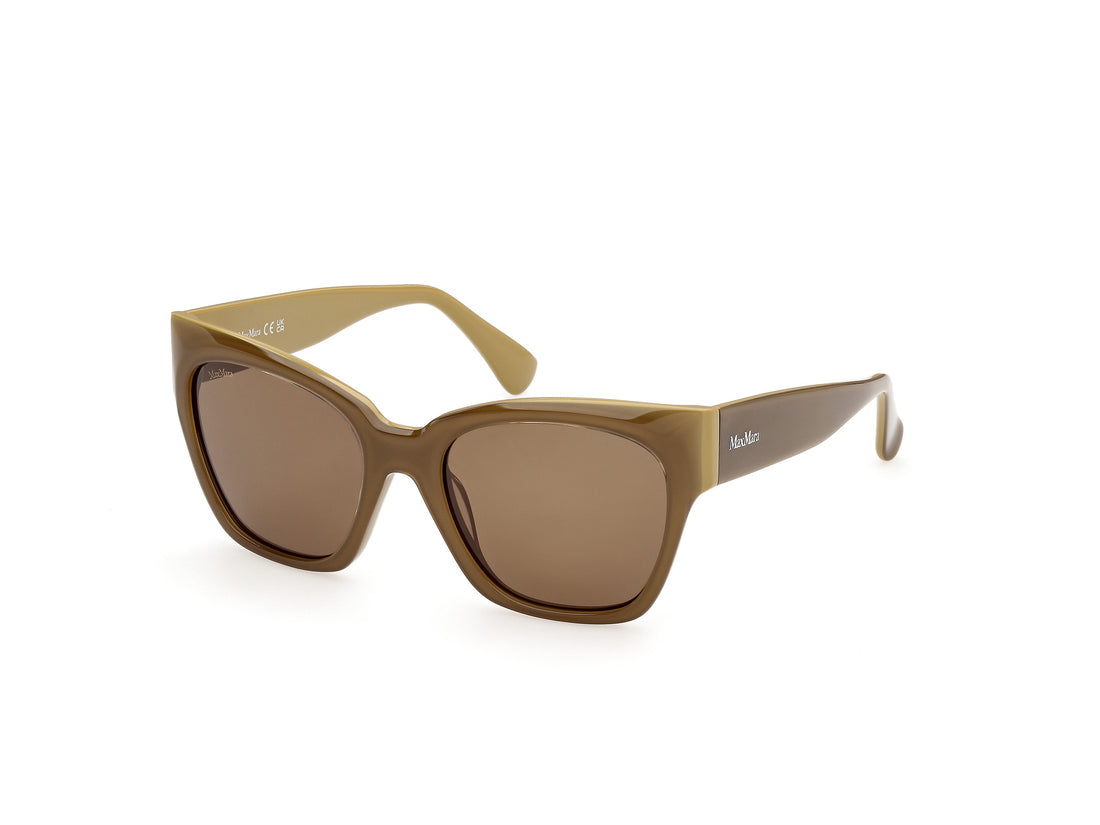 Occhiali da sole maxmara mm0204 95n verde rectangular femenino taglia 54mm - Vista principale