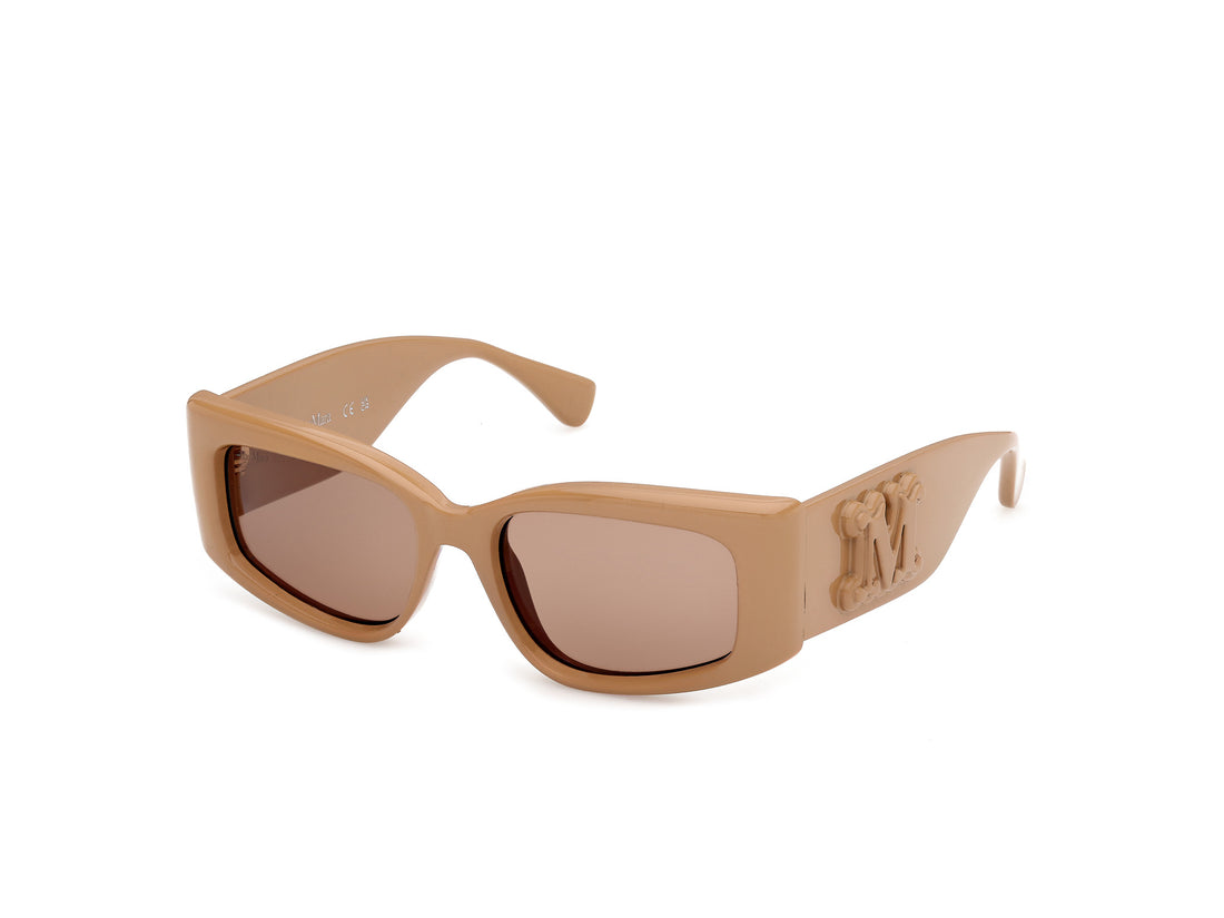 Sonnenbrillen maxmara mm0209 45e marron geometric femenino größe 53mm - Hauptansicht