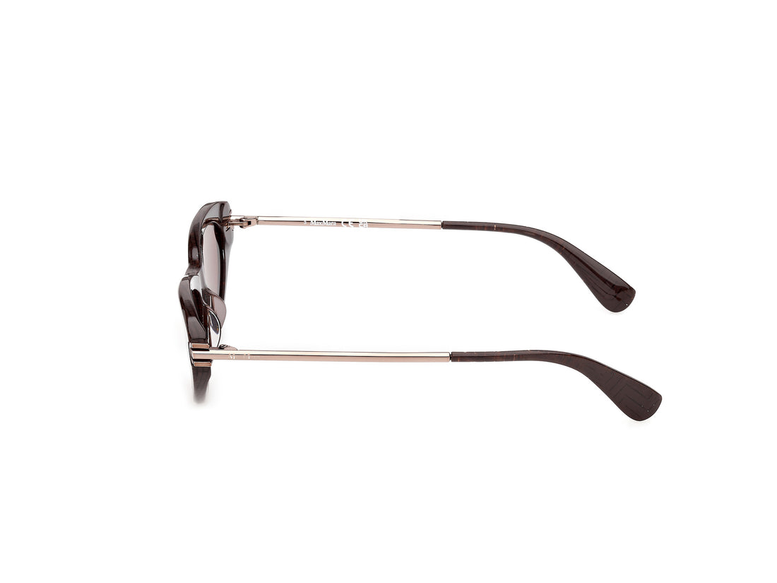 Sonnenbrillen maxmara mm0214 50e marron rectangular femenino größe 52mm - Detailansicht