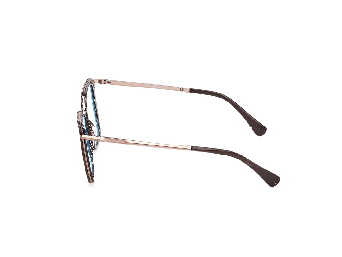 Briller maxmara mm5151-b 050 marron cat eye femenino størrelse 52mm - Detaljeret visning