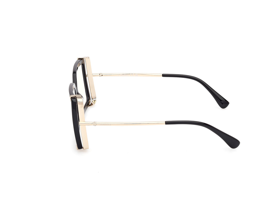 Brillen maxmara mm5155-b 001 rectangular femenino größe 55mm - Detailansicht