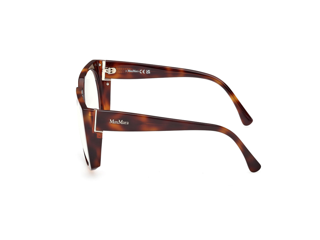 Brillen maxmara mm5181-b 052 havana round femenino größe 58mm - Detailansicht