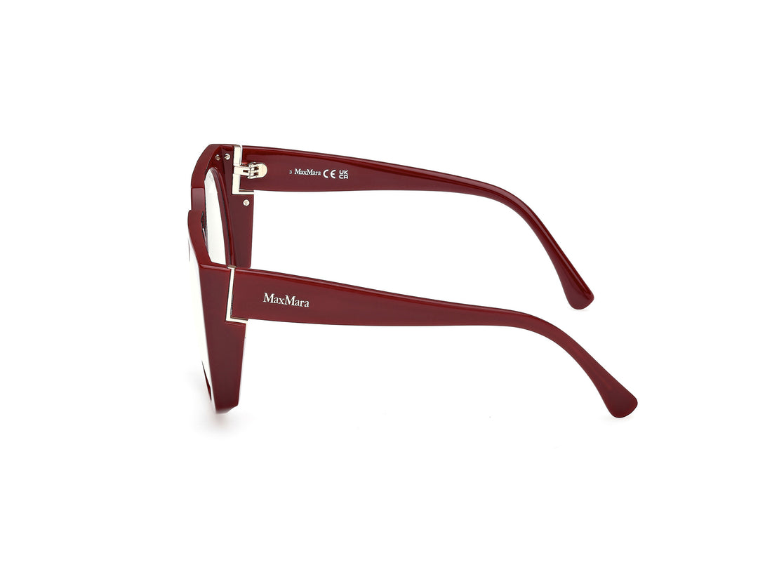 Brillen maxmara mm5181-b 069 burdeos round femenino größe 58mm - Detailansicht